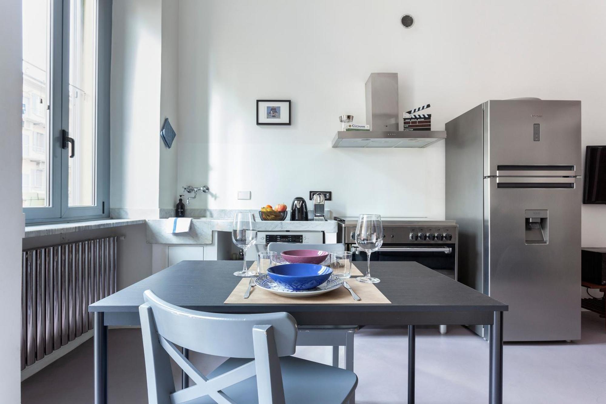 Stylish Industrial Flat Apartment Milan Exterior photo
