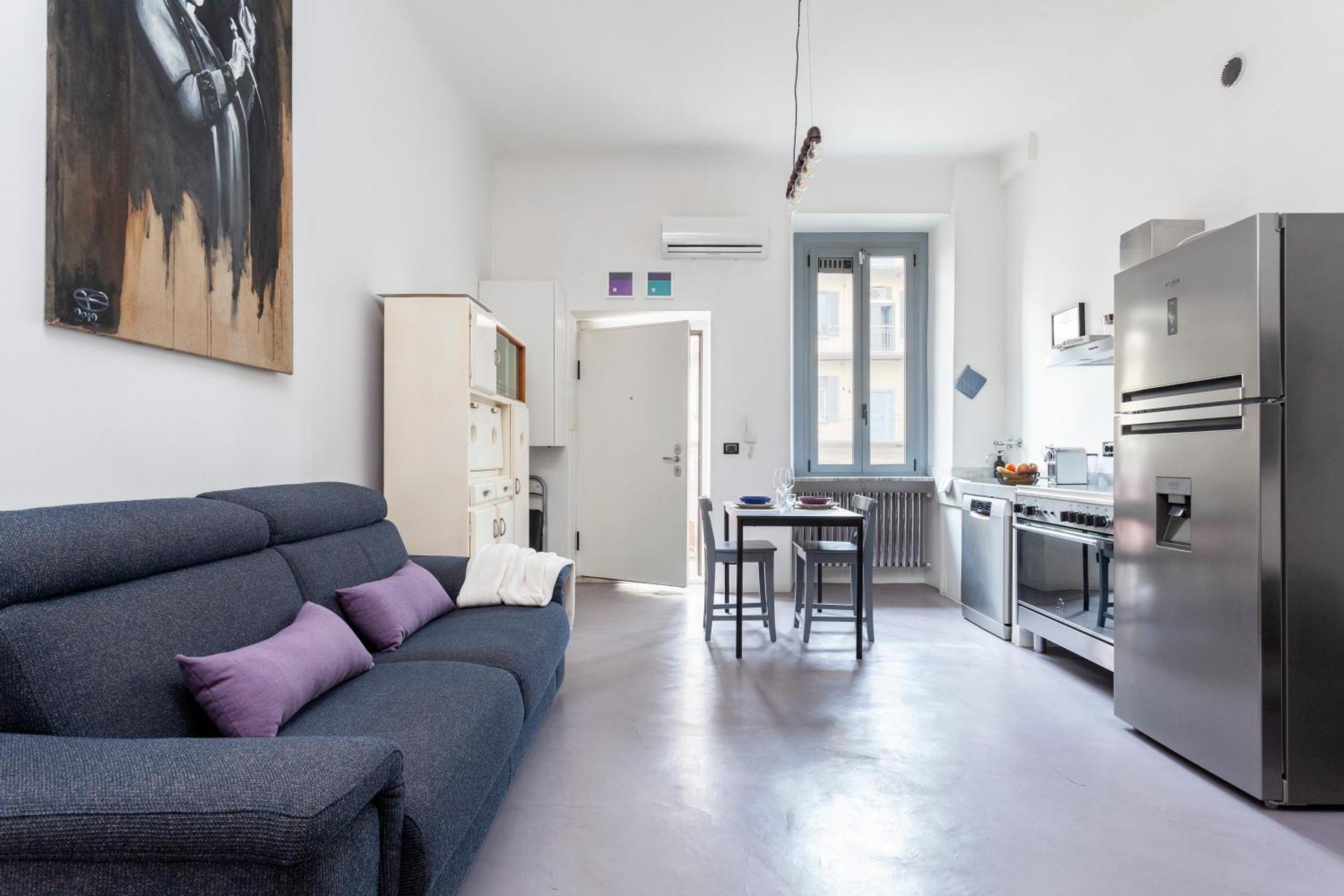 Stylish Industrial Flat Apartment Milan Exterior photo